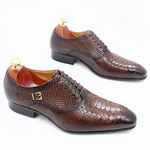 Brown Snake Print Shoes - Vignette | Snakes Store