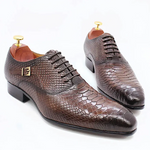 Brown Snake Print Shoes - Vignette | Snakes Store