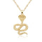 Cobra Pendant Gold 20" | 50cm 316L Stainless Steel Snakes Store™