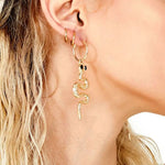 Dangling Snake Earrings - Vignette | Snakes Store