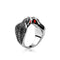 Double Head Snake Ring Silver 316L Stainless Steel Snakes Store™