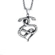 Double Snake Necklace Silver 316L Stainless Steel Snakes Store™