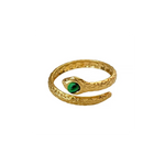 Emerald Snake Ring - Vignette | Snakes Store