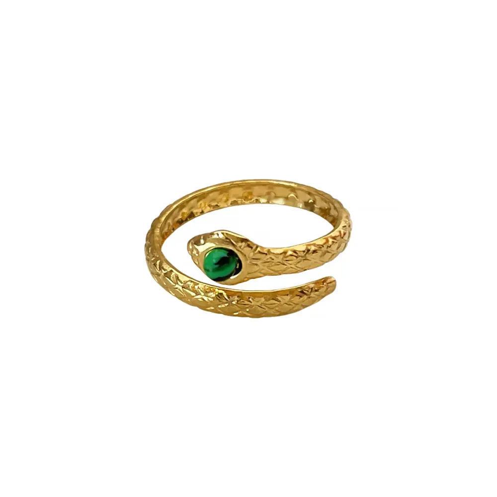 Emerald Snake Ring Snakes Store™