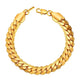 Flat Snake Chain Bracelet Gold 8.3" | 21cm 316L Stainless Steel Snakes Store™