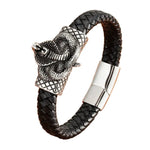 King Cobra Bracelet (Leather) - Vignette | Snakes Store