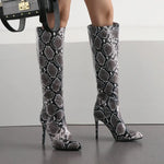 Knee High Snake Boots - Vignette | Snakes Store