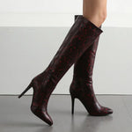 Knee High Snake Boots - Vignette | Snakes Store