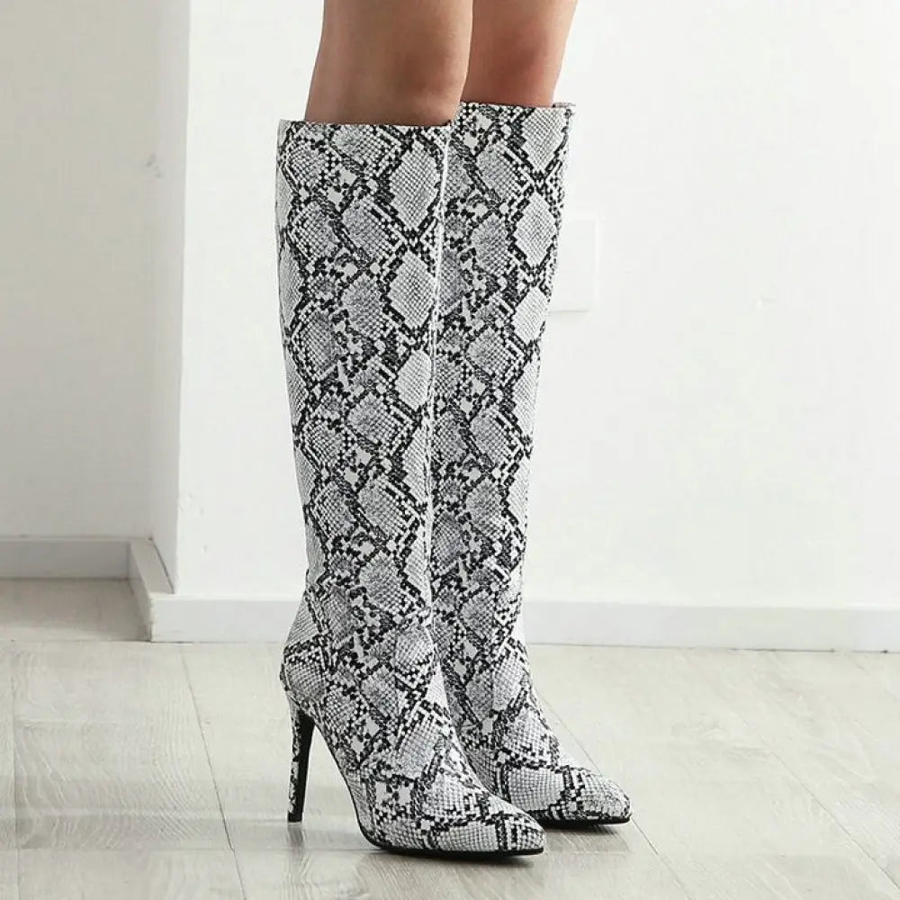 Knee High Snake Boots Snakes Store