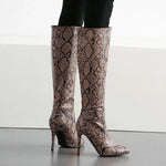 Knee High Snake Boots - Vignette | Snakes Store