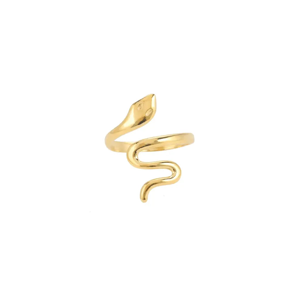 Kundalini Snake Ring Gold Snakes Store™