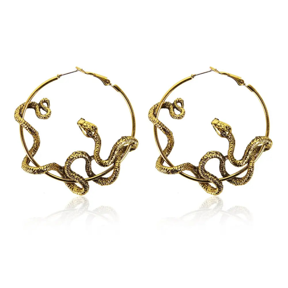 Large Snake Earring Gold Fits for all Alloy Snakes Store™