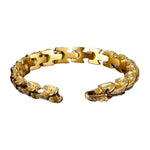 Men's Gold Snake Bracelet - Vignette | Snakes Store