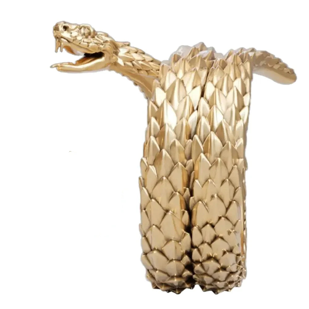 Mens Gold Snake Ring | Snakes Store™
