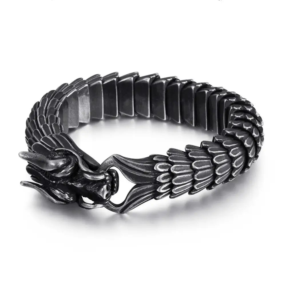 Men's Python Bracelet Black Snakes Store™