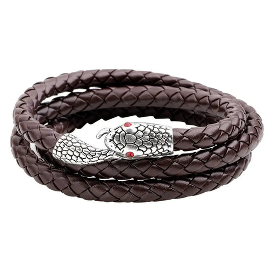 Men's Snake Chain Bracelet Brown Snakes Store™
