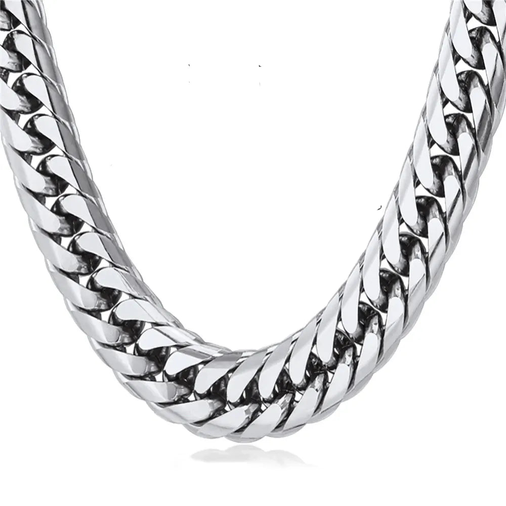 Men's Snake Chain Necklace Silver Snakes Store™
