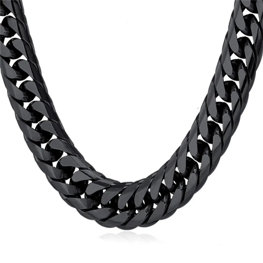 Men's Snake Chain Necklace Black Snakes Store™