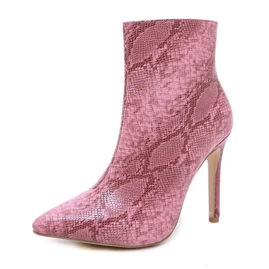 Pink Snake Booties pink Snakes Store™