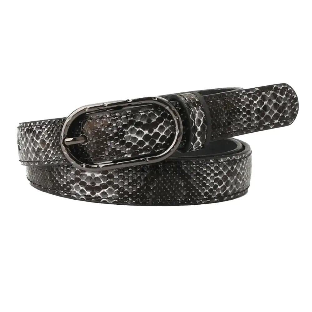 Python Belt Black 41" | 105cm Leather Snakes Store™