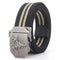 Python Belt Mens Black Canvas Snakes Store™