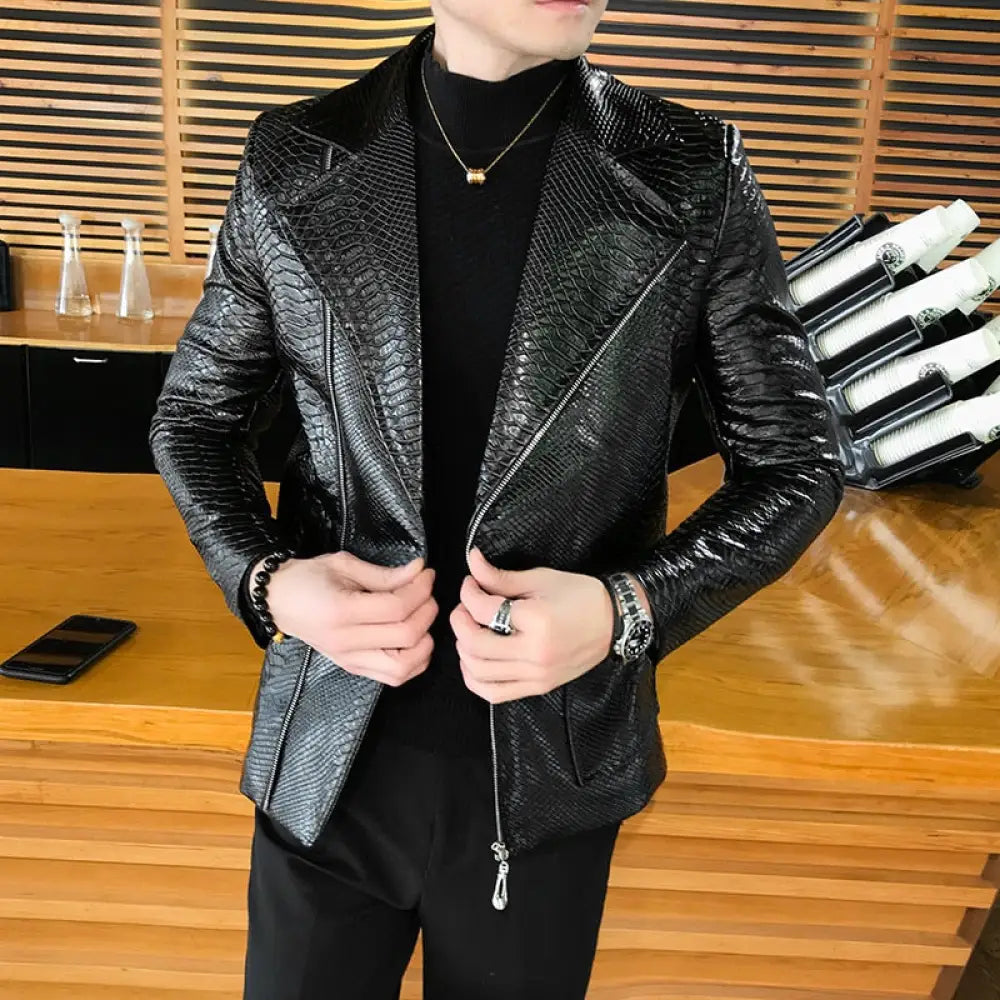 Python Leather Jacket | Snakes Store™