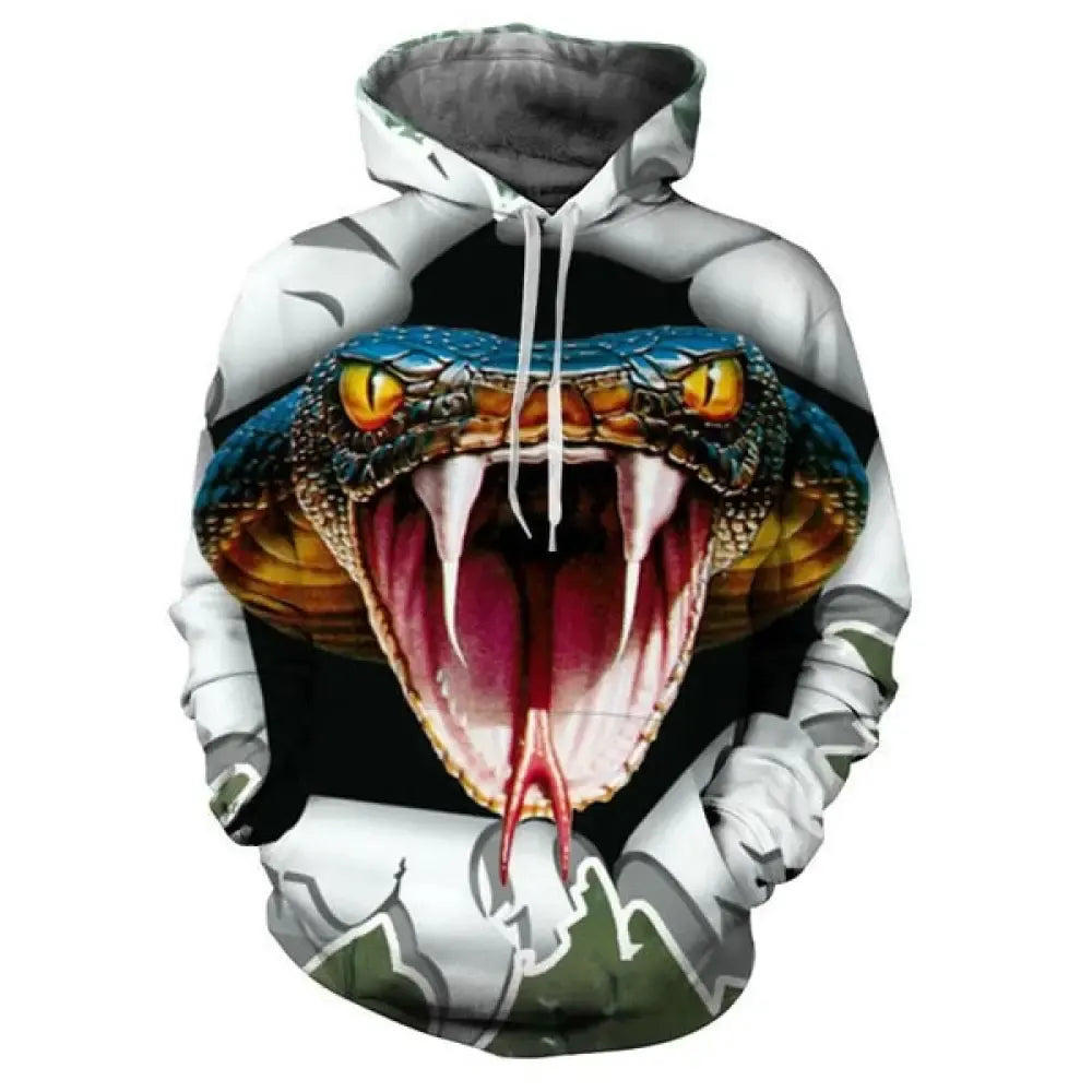 Rattlesnake Hoodie White Snakes Store™