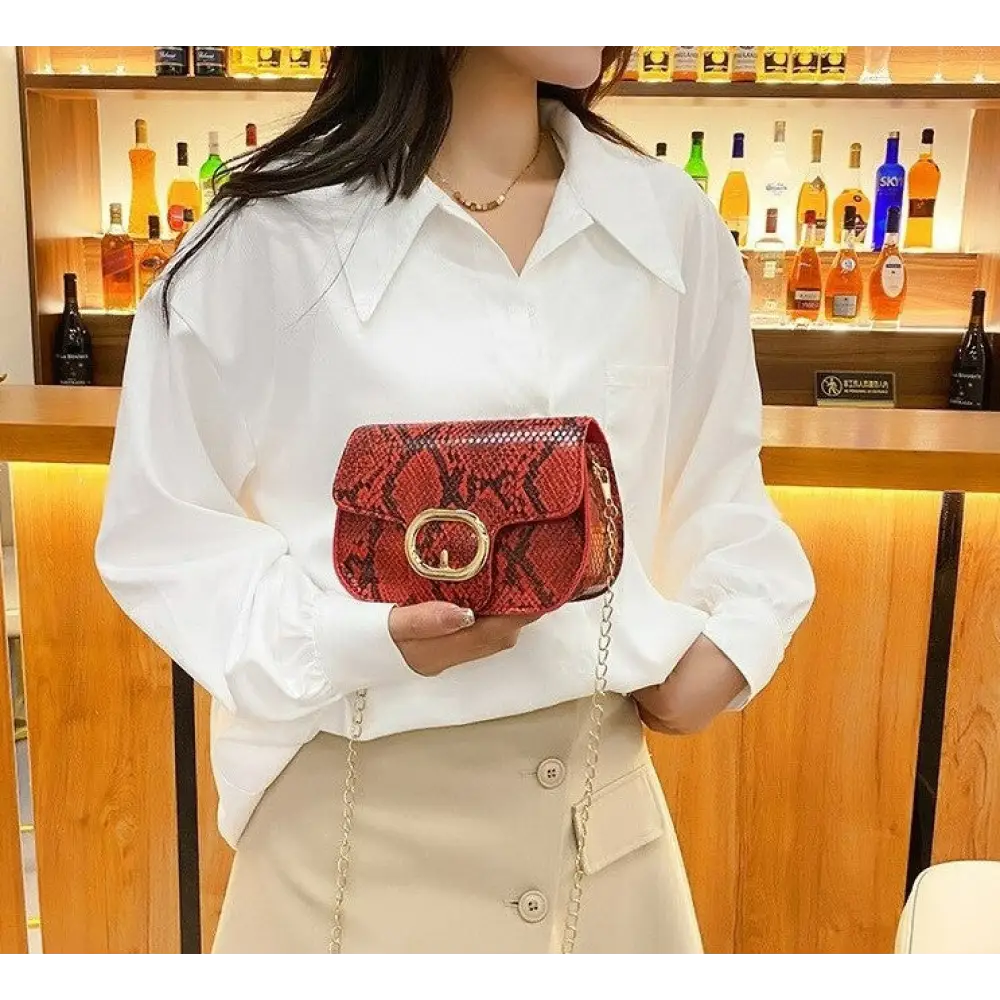 Red Snakeskin Purse Snakes Store™