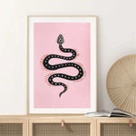 Shadows Of Rose Snake Painting - Vignette | Snakes Store