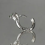 Silver Cobra Earrings - Vignette | Snakes Store