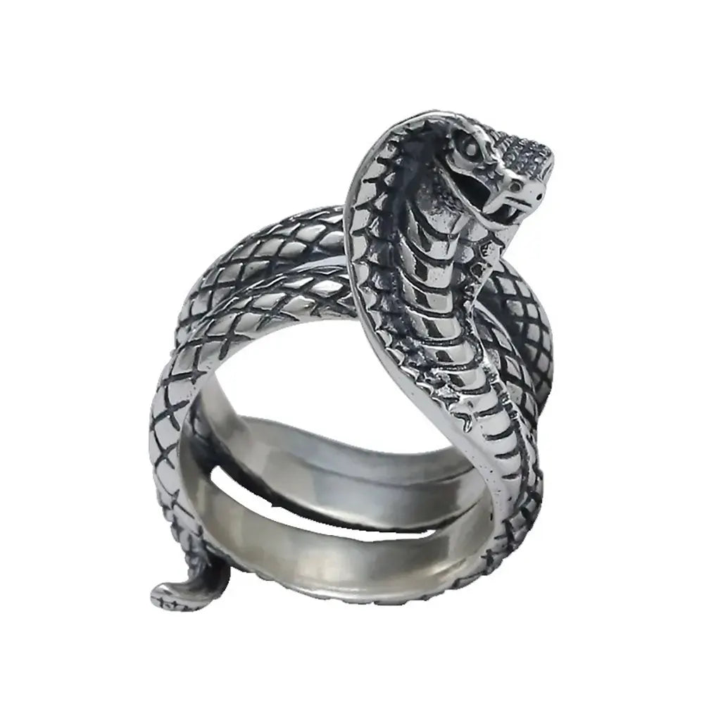 Silver Cobra Ring Snakes Store™