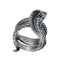 Silver Cobra Ring 925 Sterling Silver One fits for most Snakes Store™