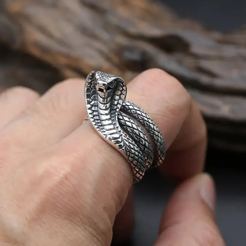 Silver Cobra Ring Snakes Store™