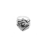 Silver Coiled Snake Ring - Vignette | Snakes Store