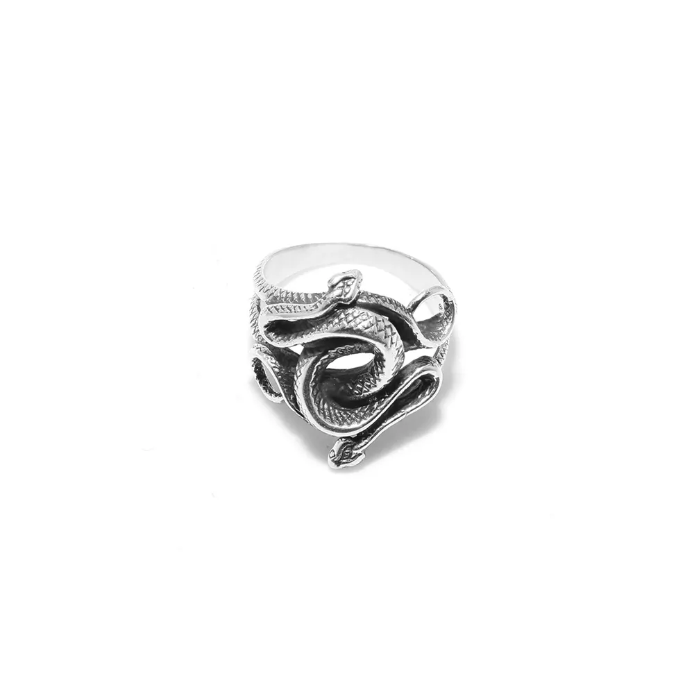 Silver Coiled Snake Ring Snakes Store™