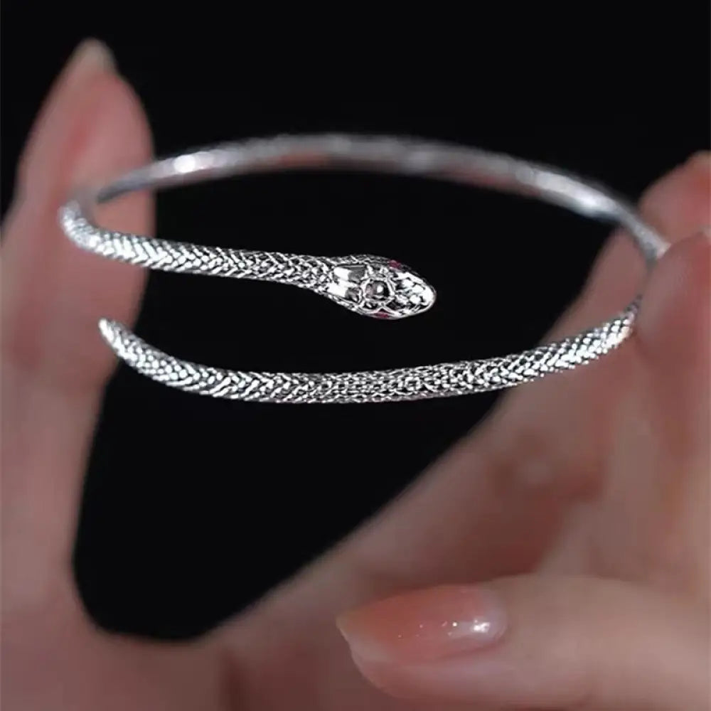 Silver Snake Bracelet for Women Snakes Store™
