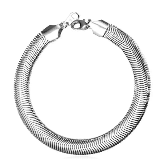Silver Snake Chain Bracelet Default Title Snakes Store™