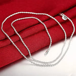Silver Snake Chain Necklace - Vignette | Snakes Store