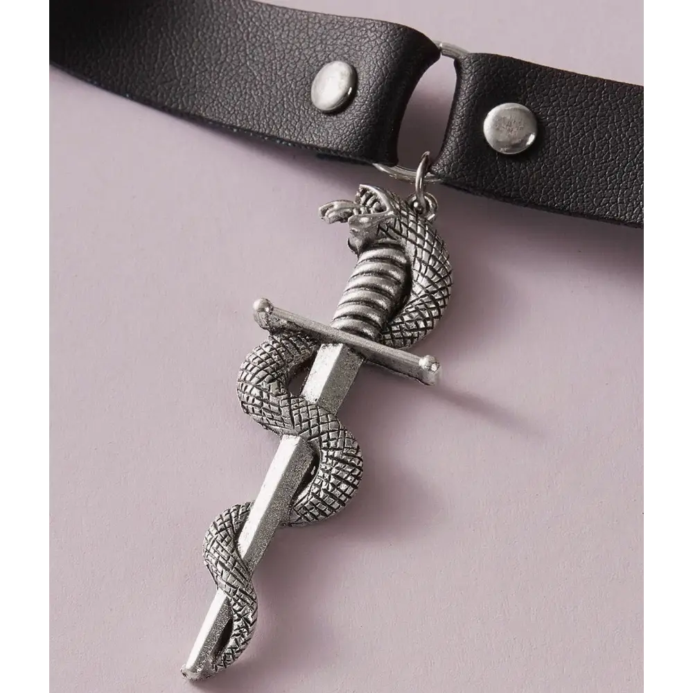Silver Snake Choker Necklace Snakes Store™