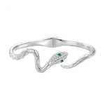 Silver Snake Cuff Bracelet - Vignette | Snakes Store