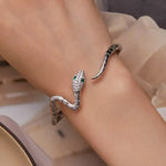 Silver Snake Cuff Bracelet - Vignette | Snakes Store