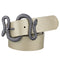 Snake Belt Buckle Beige Leather Snakes Store™