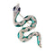 Snake Brooch Green Silver and Green Fits for all Alloy Snakes Store™