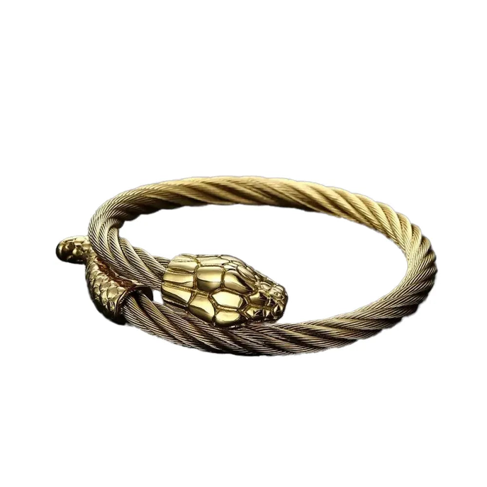 Snake Chain Bracelet Gold Snakes Store™