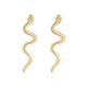 Snake Dangle Earrings Gold Fits for all 316L Stainless Steel Snakes Store™