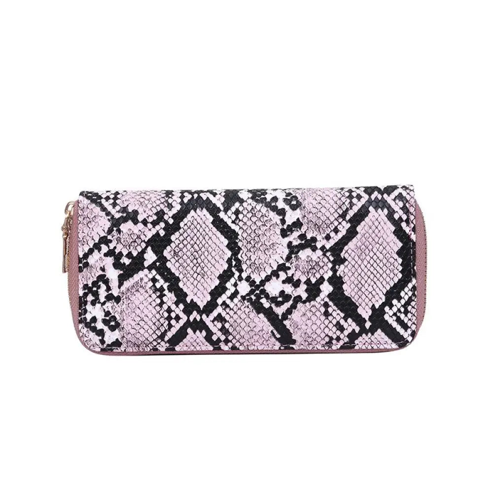 Snake Design Wallet Pink Snakes Store™
