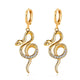 Snake Drop Earrings Gold Snakes Store™