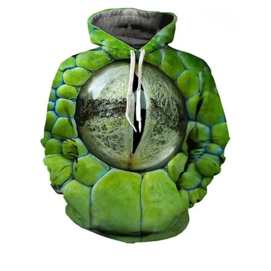 Snake Eye Hoodie Green Snakes Store™