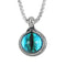 Snake Eye Necklace Blue 24" | 60cm 316L Stainless Steel Snakes Store™