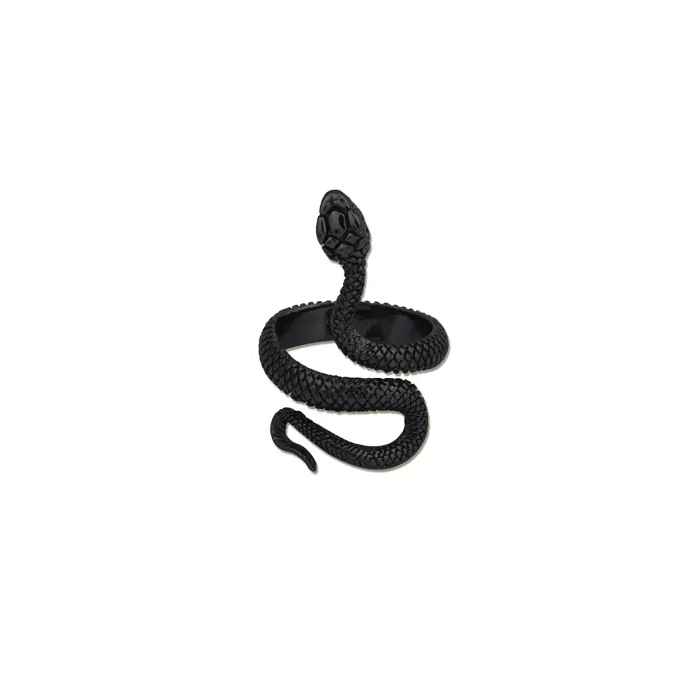 Snake Finger Ring Black Snakes Store™
